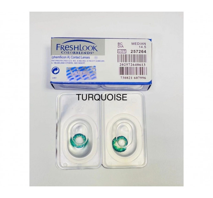 ЛИНЗЫ FRESHLOOK TURQUOISE